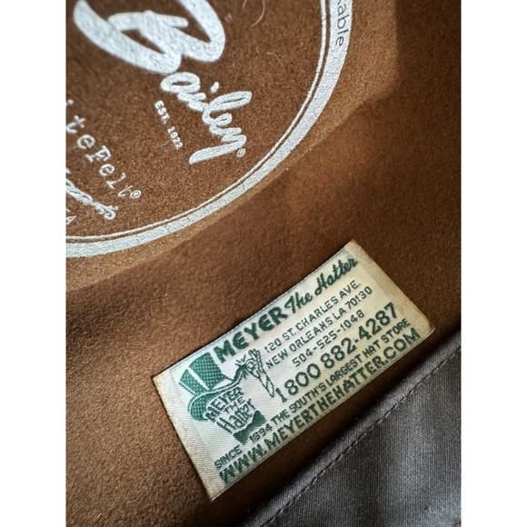 Bailey Of Hollywood Fedora Litefelt Packable Made in USA Feathers Brown - Picture 11 of 12